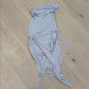 Helmut Lang Light Taupe skirt set